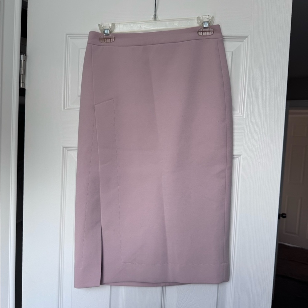 BCBG Pencil Skirt with Side Slit Pink